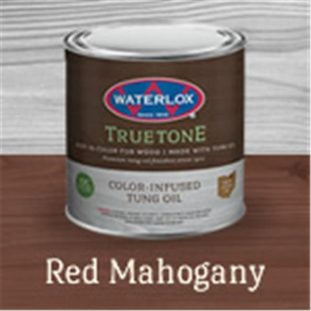 Waterlox Huile de Tung Infusée de Couleur Acajou Rouge