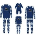 thumbnail image 4 of Mifsaly Family Christmas Pajama Sets Xmas Snowflake Snowman Pjs 2 Piece Loose Raglan Long Sleeve Pullover Sleepwear Crewneck Nightwear Funny Straight Leg Pants with Pockets 2025 Festival Homewear, 4 of 4