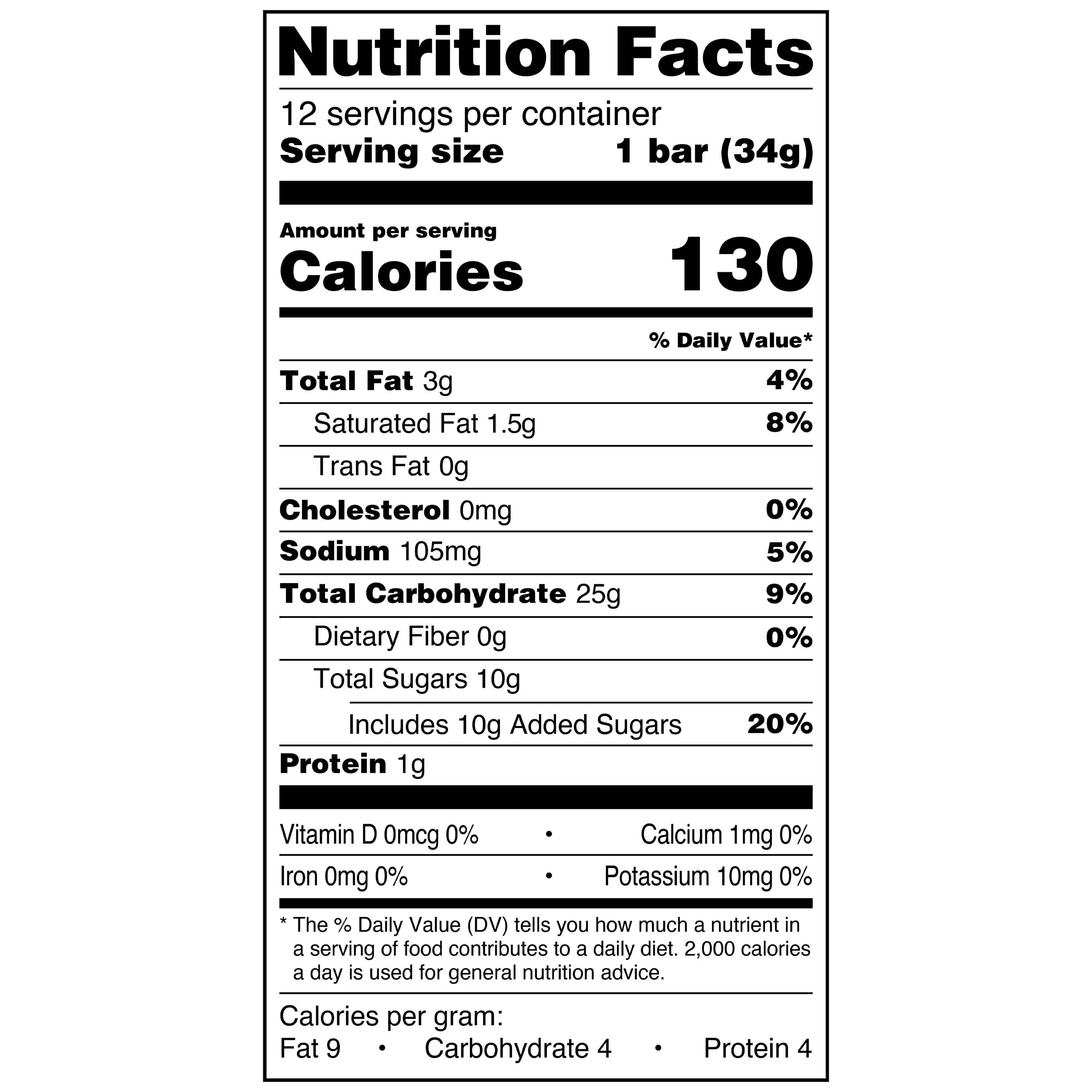 Great Value Crispy Rice Treats, 14.4 oz, 12 Count