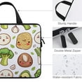 thumbnail image 3 of JRXY Cute Japanese Food Lamian Noodles Cabbage Broccoli Garlic Boiled Egg Neoprene Laptop Sleeve 15 Inch Tablet Cover 13inch, 3 of 5