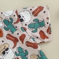 thumbnail image 5 of Okbabeha Toddler Baby Boy Christmas Outfits 6 9 12 18 24Months 2t 3t 4t Santa Print Button Down Shirt +Short Pants Set Summer, 5 of 7
