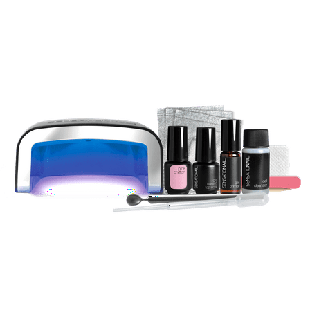 SensatioNail Gel Nail Polish Kit (Pink), Pink Chiffon & Removal Tools