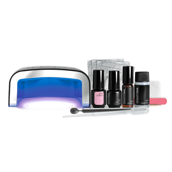 SensatioNail Gel Nail Polish Kit (Pink), Pink Chiffon & Removal Tools