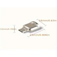 thumbnail image 4 of LNGOOR 1pc Mini USB C Micro SD Card Reader  Card Holder Type C OTG TF Memory Card Reader Compatible With Laptop  Tablet  Smartphone Multi-Purpose, 4 of 7