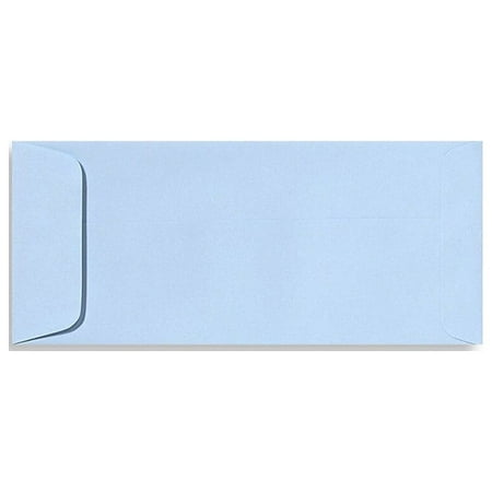 UPC: 0848614010875 | #10 Open End Envelopes (4 1/8 x 9 1/2) – Baby Blue (50 Qty.)