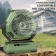 thumbnail image 3 of A26 Camping Fan with LED Lantern 6000mAh Outdoor Fan 270-degree Head Rotation - Green, 3 of 5