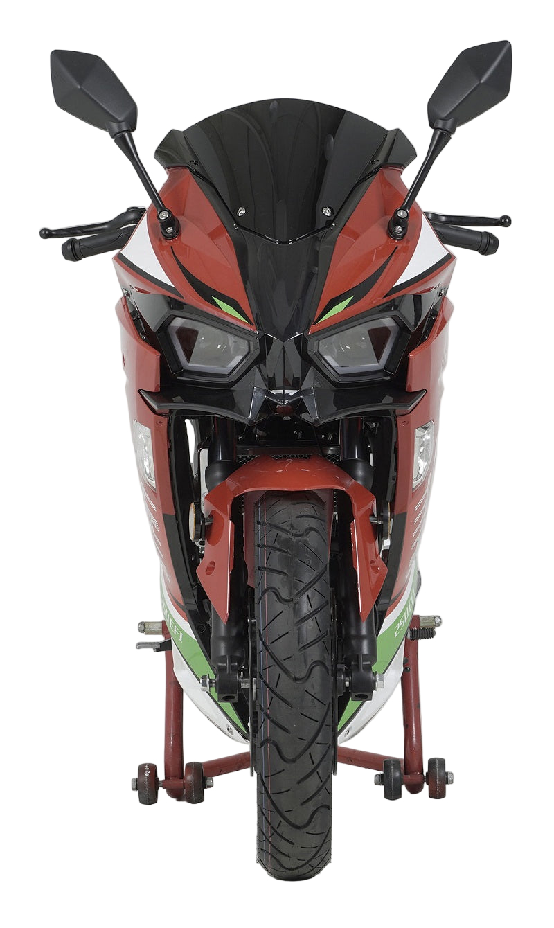 HHH Titan250 EFI 250cc Motorcycle Manual Transmission 6 Speed Sport Deluxe EFI Alloy Rims (Red)