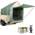 thumbnail image 1 of Truck Bed Tent 5.5ft-8ft Inflatable, Blow Up Car Tent Dual-use Truck Box Tent for 2 Person, with Pump 2 Mins Fast Setup, PU 3000mm Waterproof, Double Layer Mesh Door & Window, 1 of 6