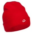 thumbnail image 4 of Mini Lips Embroidered Long Beanie - Red OSFM, 4 of 5