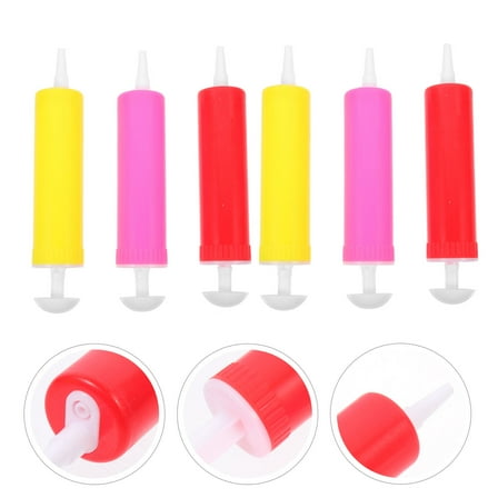 Raindrops 10pcs Balloon Pumps Manual Hand Balloon Air Pumps Party Supplies Random Style