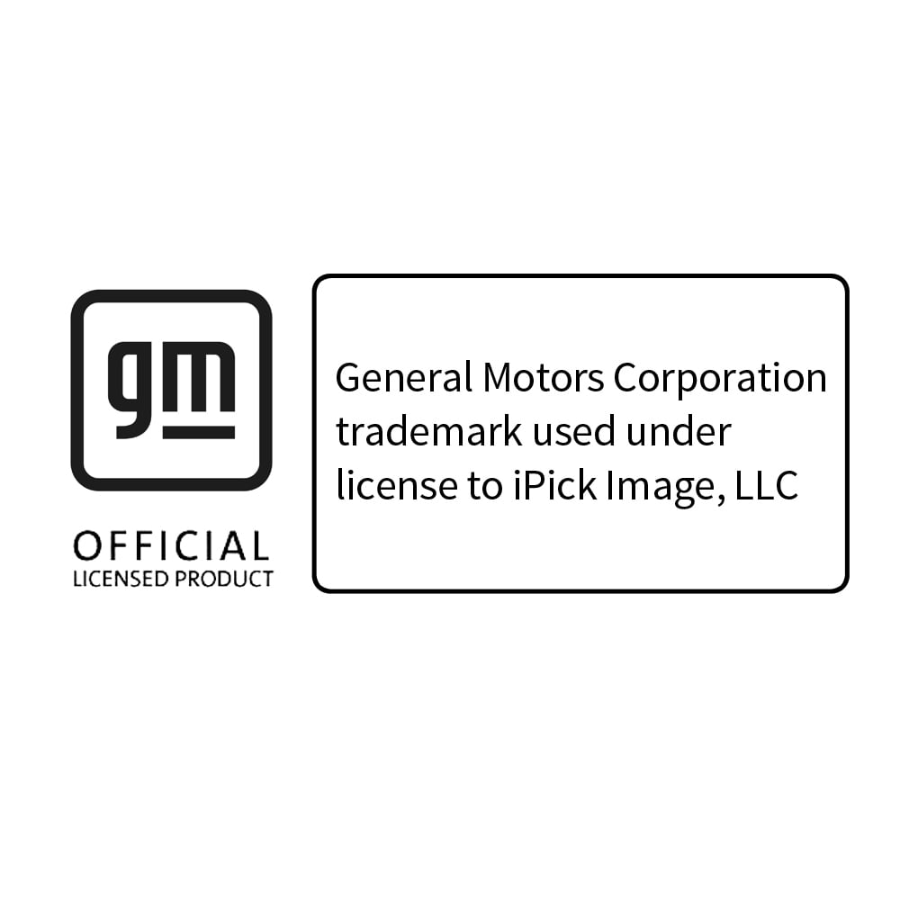 iPick Image for Cadillac Script Nameplate in Black on Silver Hexagon Shape Aluminum Tire Valve Stem Caps, Official Licensed