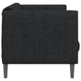 thumbnail image 5 of vidaXL Sofa 3-Seater Black Fabric, 5 of 8