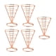 thumbnail image 1 of Soporte para Patatas Fritas, Estante de Exhibición para Pollo Frito, Soporte para Patatas Fritas de Alambre de Metal para Restaurante, Cafetería, Serv Oro rosa, 1 of 8