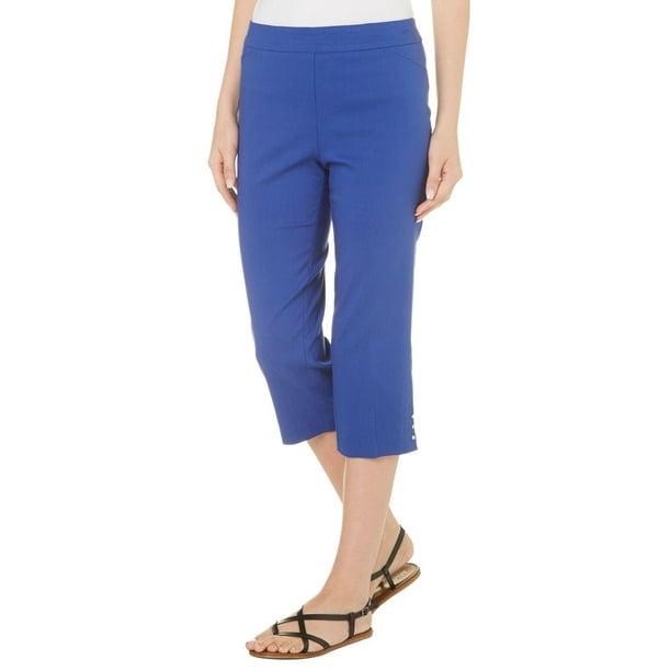 Counterparts - Counterparts Womens Pull On 3-Rivet Career Capris - Walmart.com - Walmart.com