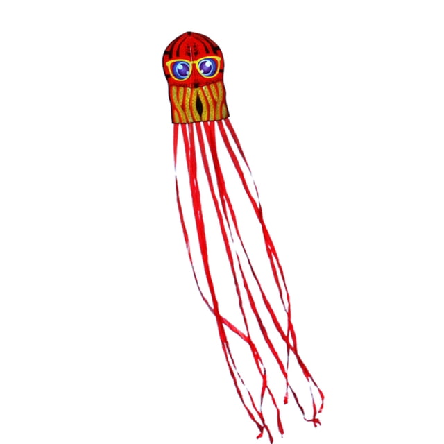 Kids Octopus Kites Toy Cartoon Animal Kites with Long Tail