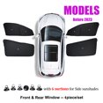 thumbnail image 3 of Parasol para techo solar para Tesla Model S 2023, parasol para ventana lateral, parasol plegable para tragaluz, red de sombreado para techo solar, modelos S, 3 of 5