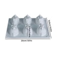 thumbnail image 2 of Heart Shaped Cake Pan,6 Hole 3D Rabbit Bowl Cake DIY Silicone Baking Internet Famous Cake, 2 of 2