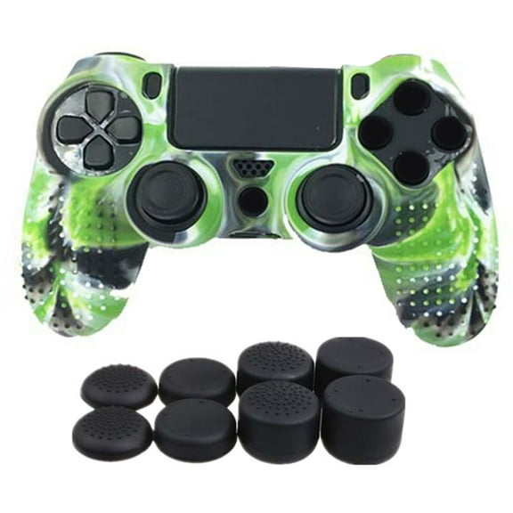 JANGSLNG Soft Silicone Case Cover Thumb Grip Caps for PS4/PS4 Slim/Pro Game Controller