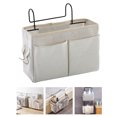 thumbnail image 3 of Cateissary Bolsa de almacenamiento para cabecera, cesta de cama de lino y algodón nórdico, organizador colgante para dormitorio, litera, 2020 Type3 NO3 Cateissary HA001656-02, 3 of 6