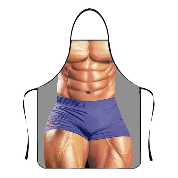 Toystoory Delantal colorido para hombre con lazo trasero fiestas de barbacoa cableado suave y delicado barbacoa musculoso para hombre Cubiertas para muebles de jardín YH40
