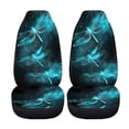 thumbnail image 5 of XYZCANDO Car Front Seat Covers Set Glowing Dragonfly Set of 2 Car Seat Covers Waterproof Van SUV Sedan Breathable Durable Front Seats Protector, 5 of 10