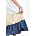 thumbnail image 4 of Vestido de popelina tricolor Roman Fashion Juvenil 883 Beige Azul marino, 4 of 6