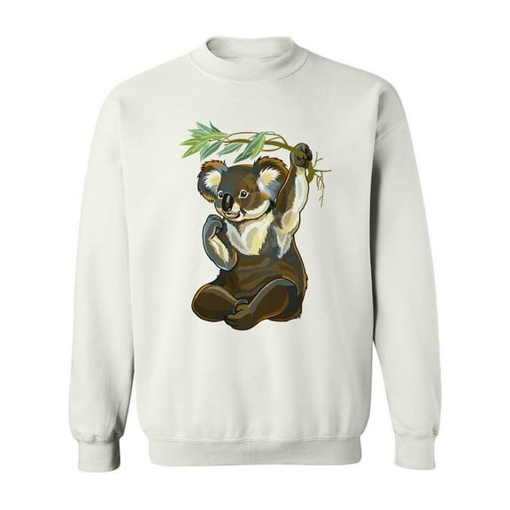 Koala Bear Design Sweatshirt Men -Image by Shutterstock, Male 4X-Large