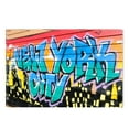 thumbnail image 1 of Startonight Canvas Wall Art Graffity New York Abstract, Dual View Surprise Artwork Modern Framed Ready to Hang Wall Art 100% Original Art Painting 23.62 X 35.43 inch, 1 of 9