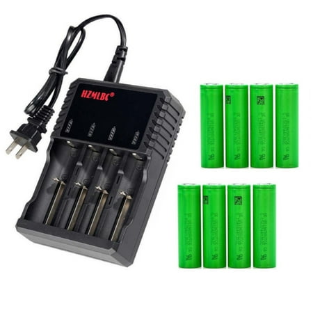 AngelCity LCD Display Speedy Universal Battery Charger, Smart Charger for Rechargeable Batteries Ni-MH Ni-Cd A AA AAA