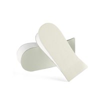 INSPIRE CHIC Unisex Height Increase Heel Lift Faux Leather Foam Inserts White Height:3.5cm, 1 3/8"