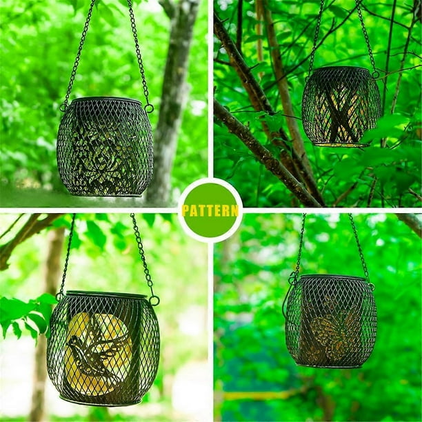 Solar Garden Light Solar Lamp Lantern Art Outdoor Decorative Solar LED Light for Courtyard Landscape Garden Bird Style