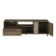 thumbnail image 5 of Furniture of America Estel Rustic Wood Storage 70-Inch TV Stand in Reclaimed Oak, 5 of 5