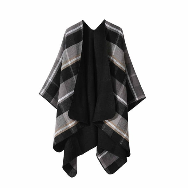 Chales de lentejuelas de color sólido cálidos para mujer, chal informal cómodo y regular de poliéster.