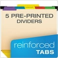 thumbnail image 3 of Pendaflex Hanging-Style Personnel Folders 1/5-Cut Letter Yellow SER2YEL, 3 of 9