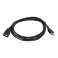 thumbnail image 1 of Monoprice - Câble d'Extension USB - USB (m) vers USB (F) - USB 2.0 - 15 Pieds - Noir, 1 of 3