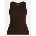thumbnail image 5 of No Boundaries Ribbed High Neck Tank Top, Women's XXS-XXL, 5 of 5