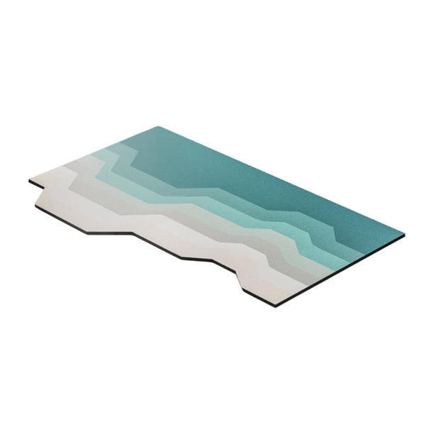 Alfombra de baño absorbente de agua, antideslizante, para bañera Estilo E