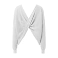thumbnail image 5 of Women Sweaters, Backless Sweaters for Women, Long Sleeve Knit Design, Pullover for Fashion Comfort, 5 of 6