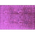 thumbnail image 1 of Ahgly Company Indoor Rectangle Oriental Purple Traditional Area Rugs, 7' x 10', 1 of 4