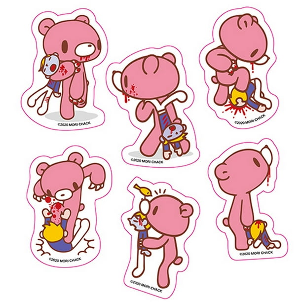 Gloomy Bear And Gloomy Gloomy Bear Pity Die Cut Sticker Set 3 5 Walmart Com