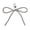 Silver, variant on Stylish Bowknot Bag Charm Unique Keyring Fashionable Bag Accessories Bowknot Bag Pendant Gift for Fashionable Individual