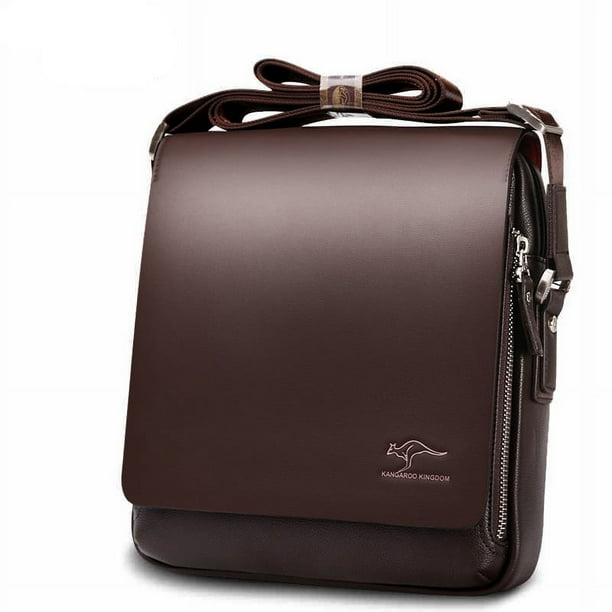 Bolso bandolera de piel para hombre con estilo bandolera