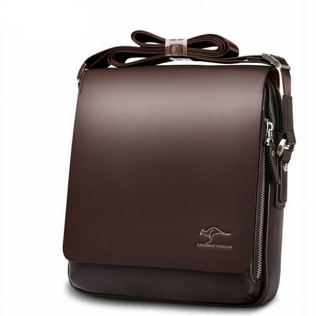Bolso bandolera de piel para hombre con estilo bandolera
