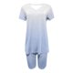 thumbnail image 4 of Blusas para las Mujeres Casual, Cuello en V de Manga Corta Impresa Superior Y Suelto Pantalones Cortos, Conjuntos de Moda de Verano, 4 of 4