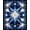 Blue, Pattern 5, variant on ODIKA 4'x6' Machine Washable Non-Slip Area Rug, Starlight Waterproof Reversible High Traffic Rug, Blue, 97946