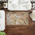 thumbnail image 2 of Marble Rug, Cool Rug, Beige Marble Rugs, Soft Tones Marble Rugs, Soft Tones Rug, Easy to Clean Rug, Home Decor Rug, Saloon Rugs, Home Decor, 3.3'x5' - 100x150 cm, 2 of 8