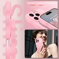 thumbnail image 7 of YINLAI Case for iPhone 16 Pro Max Compatible with Mag-safe 6.9",Wavy Frame Hard Translucent Matte Back Slim Shockproof Protective iPhone 16 Pro Max Case,Pink, 7 of 7