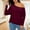 RD1, variant on Women's Off The Shoulder Loose Fit Solid Color Long Sleeve Pullover Shirts Oversized Casual 2025 Fashion Tunic Tops