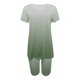 thumbnail image 4 of Puntoco Blusa de manga corta con cuello en V para mujer, pantalones cortos, conjuntos de traje casual, liquidación Puntoco Puntoco-6780, 4 of 4