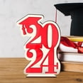 thumbnail image 1 of Minkissy 1Pcs Graduation Centerpieces Wooden Sign for Photo Props 11.9x5.7x2.0in, 1 of 8